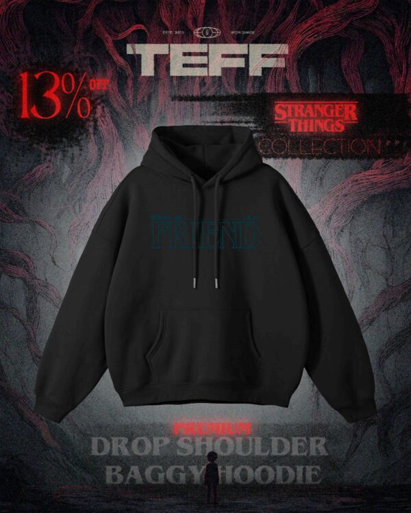 Hoodie What is Friend - blue